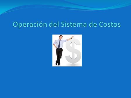 Operación del Sistema de Costos