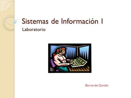Sistemas de Información I