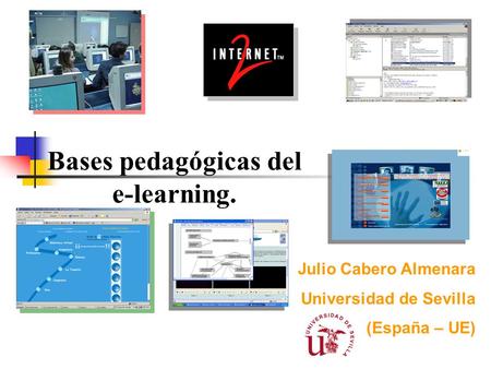 Bases pedagógicas del e-learning.