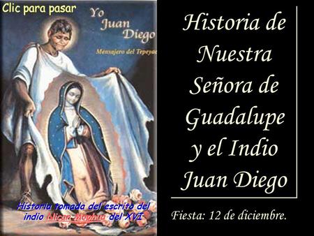 Historia de Nuestra Señora de Guadalupe