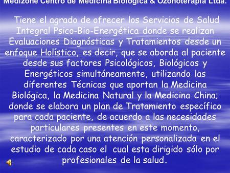 Medizone Centro de Medicina Biológica & Ozonoterapia Ltda.