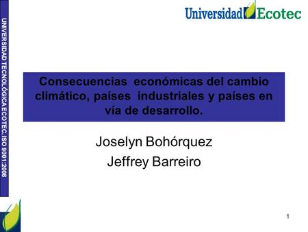 Joselyn Bohórquez Jeffrey Barreiro