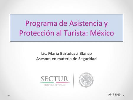 Programa de Asistencia y Protección al Turista: México