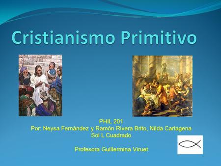 Cristianismo Primitivo
