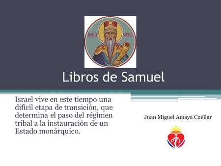 Libros de Samuel Israel vive en este tiempo una difícil etapa de transición, que determina el paso del régimen tribal a la instauración de un Estado monárquico.