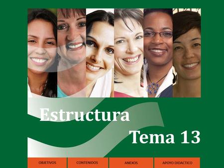 Estructura Tema 13. Objetivos 1.Descubrir en la historia de la Reconciliación el gran amor de Dios por todos los hombres. 2. Reconocer la urgencia de.