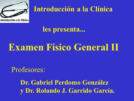 Examen Físico General II