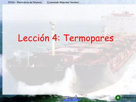 Lección 4: Termopares.