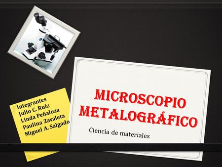 Microscopio Metalográfico