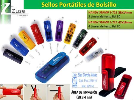 Sellos Portátiles de Bolsillo