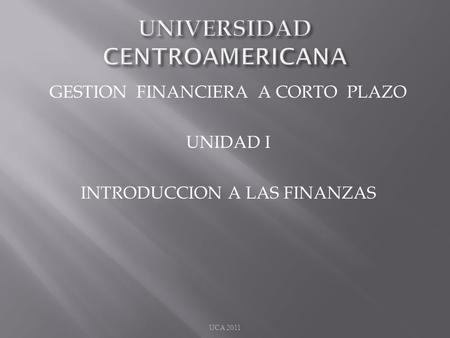 UNIVERSIDAD CENTROAMERICANA