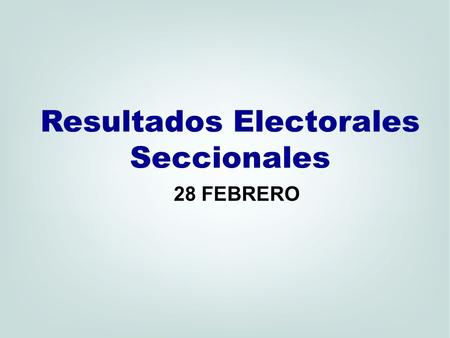 Resultados Electorales Seccionales 28 FEBRERO. PREFECTURA ALCALDÍAS CONCEJO MUNICIPAL QUITO 61% 3 4 1 8 SUMA AVANZA MUPP PS FA MRA ALIANZA PAIS TOTAL.