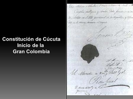 Constitución de Cúcuta