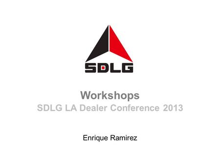 SDLG LA Dealer Conference 2013