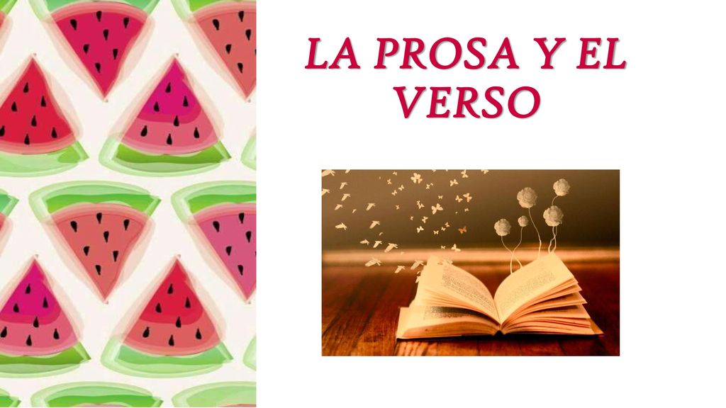 Formas Literarias en Prosa - ppt descargar