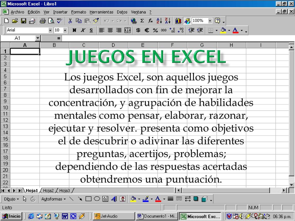 Juegos En Excel Los Juegos Excel Son Aquellos Juegos Desarrollados Con Fin De Mejorar La Concentracion Y Agrupacion De Habilidades Mentales Como Pensar Ppt Descargar