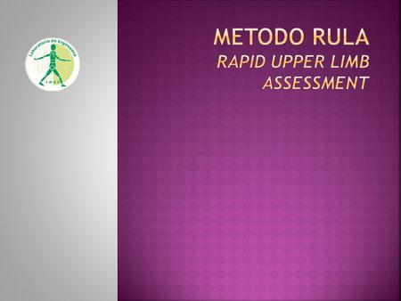 Metodo rula Rapid Upper limb assessment