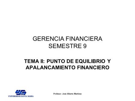 GERENCIA FINANCIERA SEMESTRE 9