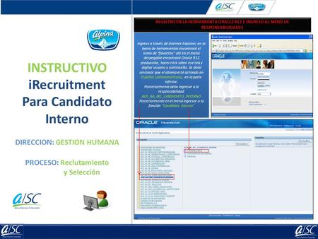 INSTRUCTIVO iRecruitment Para Candidato Interno
