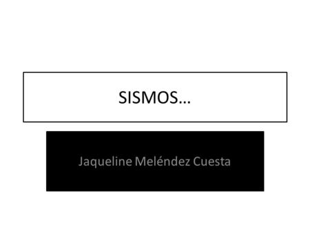 Jaqueline Meléndez Cuesta