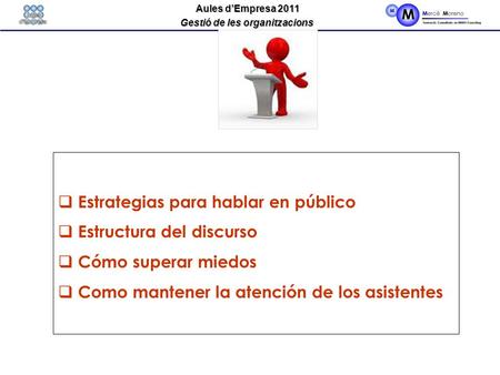 Estrategias para hablar en público