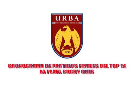 CUARTOS DE FINALES (Sábado 9 de Octubre) CANCHA 3 CANCHA 4 CANCHA 7 ESTADIO 12:40 14:40 16:40 19:40 Top 14 3º vs 6º Top 14 4º vs 5º Intermedia 3º vs 6º.