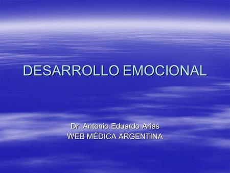 Dr. Antonio Eduardo Arias WEB MÉDICA ARGENTINA