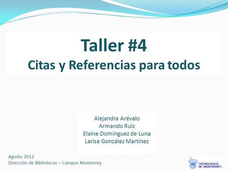 Citas y Referencias para todos
