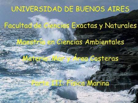 UNIVERSIDAD DE BUENOS AIRES Facultad de Ciencias Exactas y Naturales