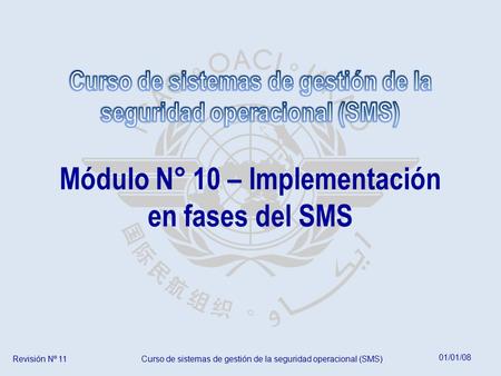 Módulo N° 10 – Implementación en fases del SMS