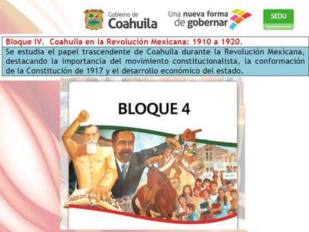 Llamado el Varón de Cuatro Ciénegas Proclamó el Plan de Guadalupe Fue llamado primer jefe del ejército constitucionalista Duró más de 30 años en el poder.