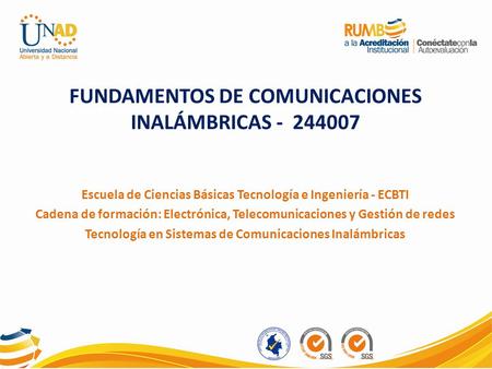 FUNDAMENTOS DE COMUNICACIONES INALÁMBRICAS