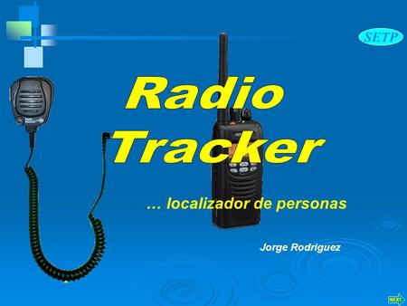 SETP … localizador de personas NEXT Jorge Rodriguez.