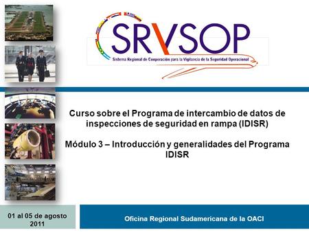 Módulo 3 – Introducción y generalidades del Programa IDISR