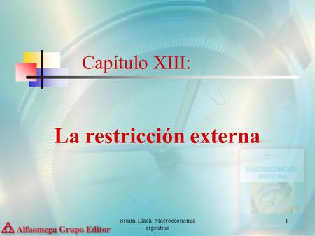 La restricción externa