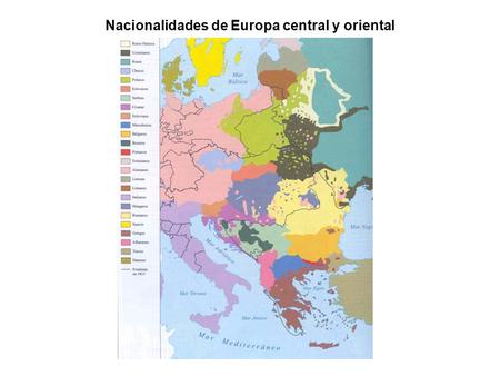 Nacionalidades de Europa central y oriental. Formación de Polonia 1919-1923.