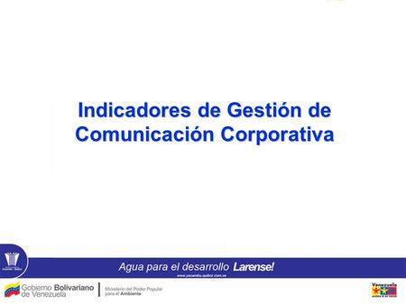 Indicadores de Gestión de Comunicación Corporativa.