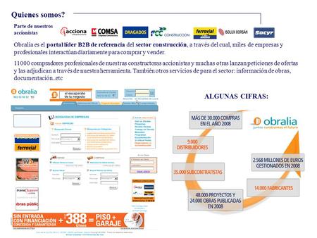 Quienes somos? ALGUNAS CIFRAS: