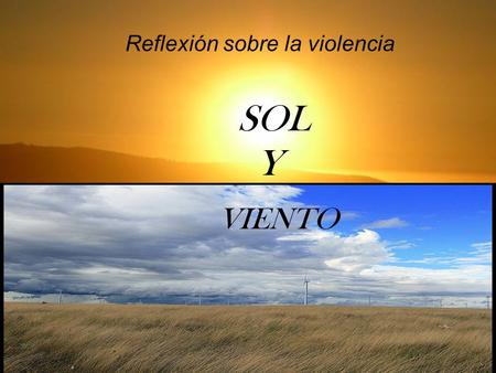 Reflexión sobre la violencia