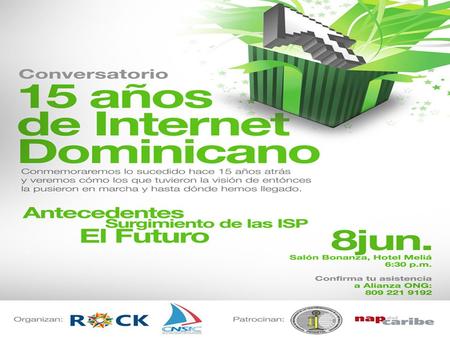 Daniel Pimienta FUNDACIÓN REDES Y DESARROLLO  LA PREHISTORIA Y REDID