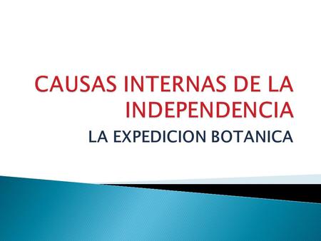 CAUSAS INTERNAS DE LA INDEPENDENCIA