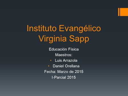 Instituto Evangélico Virginia Sapp