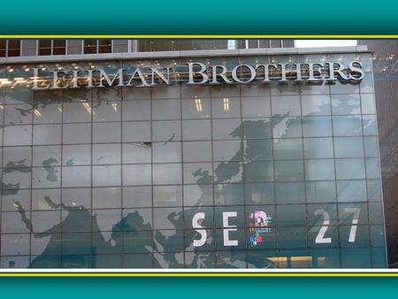 AgendaAgenda Crisis Financiera Desastre Financiero Caída de la Bolsa Reseña Histórica Lehman Brothers Quiebra Causas de la Quiebra Consecuencias Video.