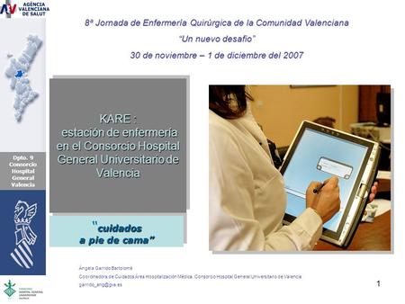8ª Jornada de Enfermería Quirúrgica de la Comunidad Valenciana