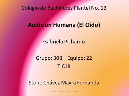 Audición Humana (El Oído)