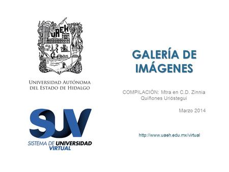 GALERÍA DE IMÁGENES COMPILACIÓN: Mtra en C.D. Zinnia Quiñones Urióstegui Marzo 2014