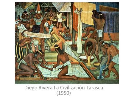 Diego Rivera La Civilización Tarasca (1950)