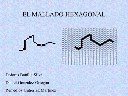 EL MALLADO HEXAGONAL Dolores Bonilla Silva Daniel González Ortegón Remedios Gutiérrez Martínez.