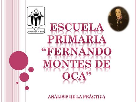 Escuela primaria “Fernando montes de oca” Análisis de la práctica