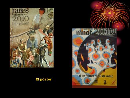 El póster. VARIOS La alcaldesa se prepara…..El fallero también…